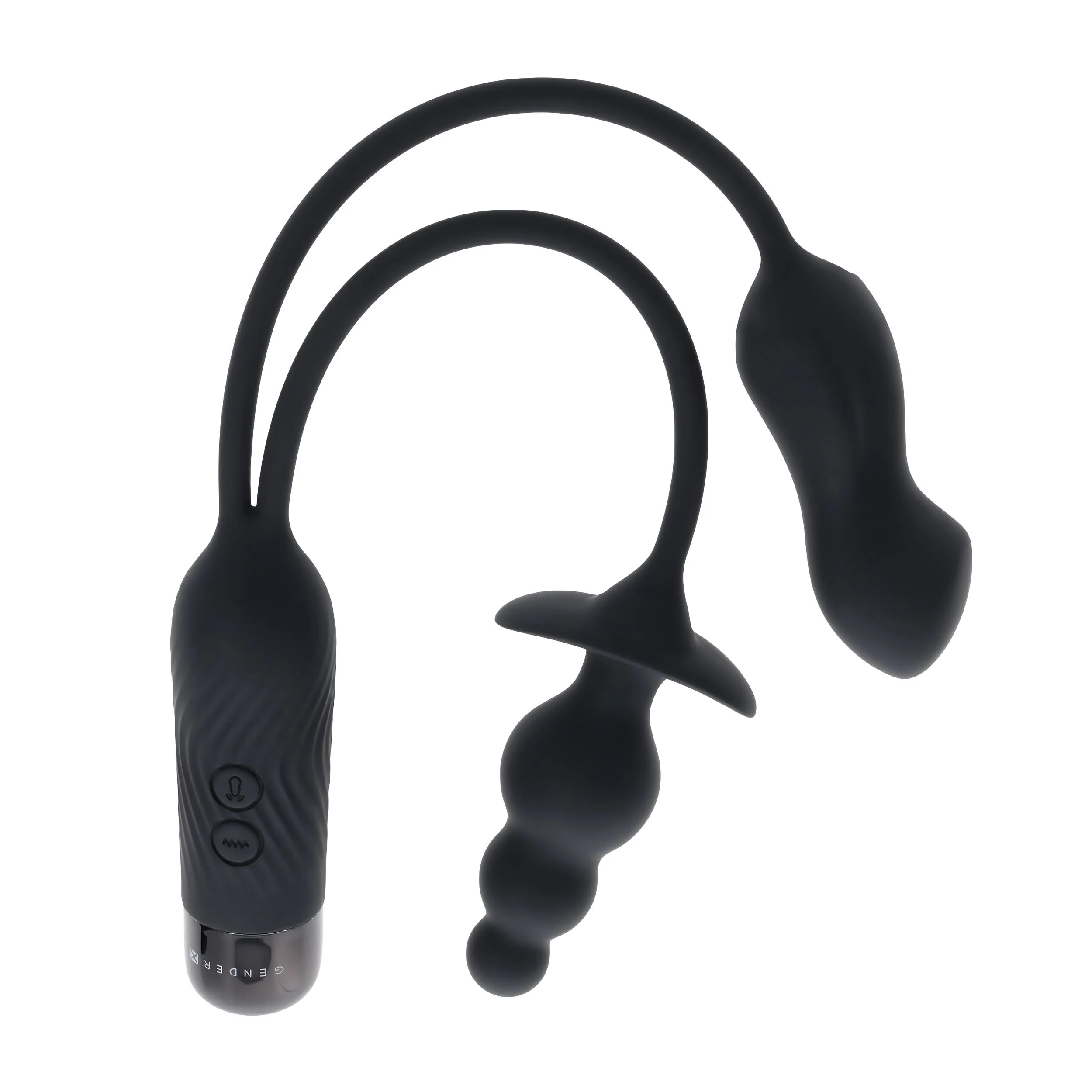 Evolved Novelties - Double My Pleasure - Zwart Evolved Novelties - Double My Pleasure - Zwart