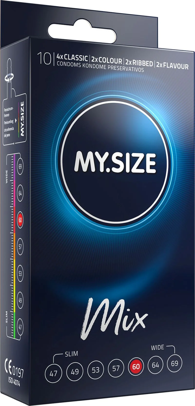 MY.SIZE Mix 60 mm Condooms - 10 stuks MY.SIZE Mix 60 mm Condooms - 10 stuks