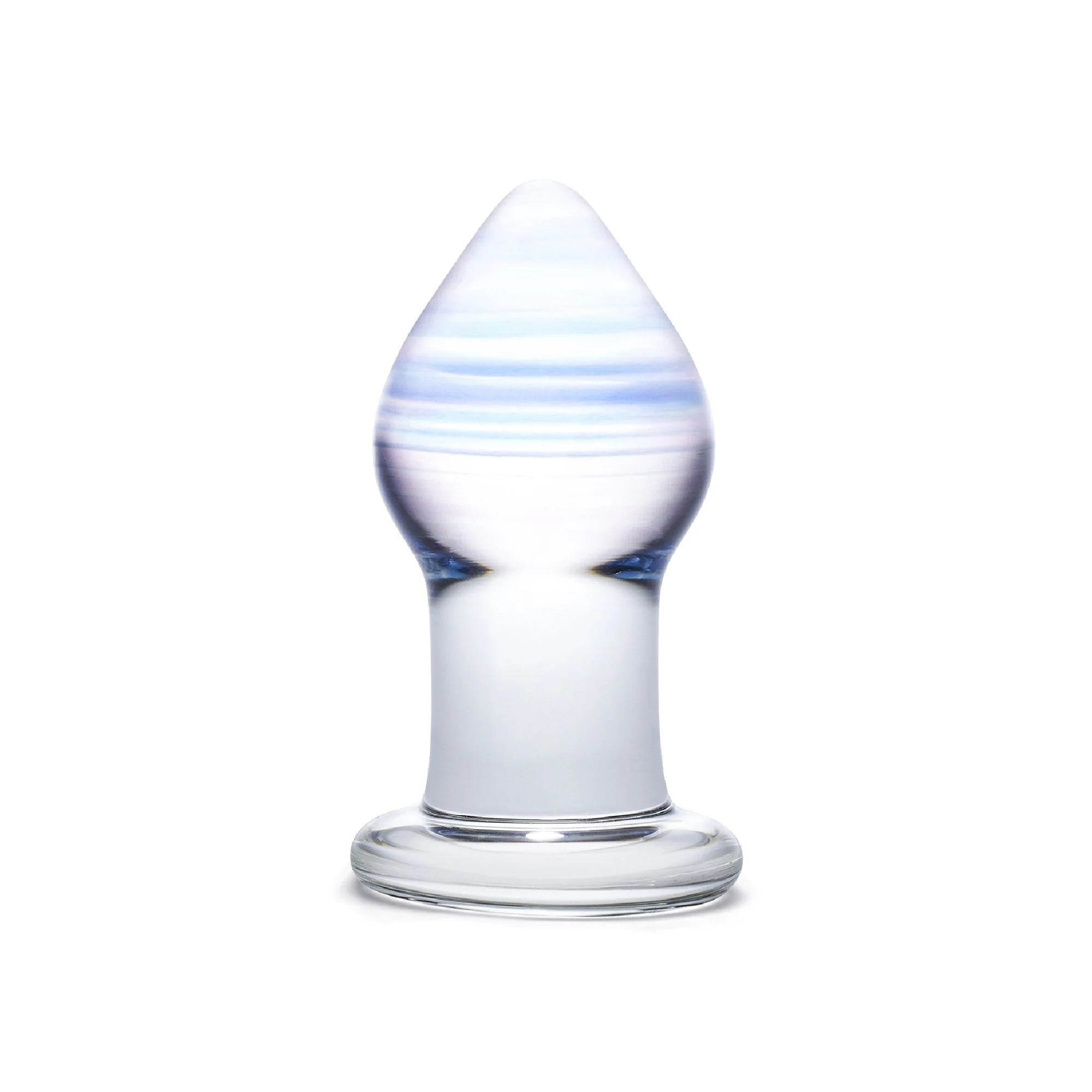 Glas - Amethyst Rain Glazen Butt Plug Glas - Amethyst Rain Glazen Butt Plug