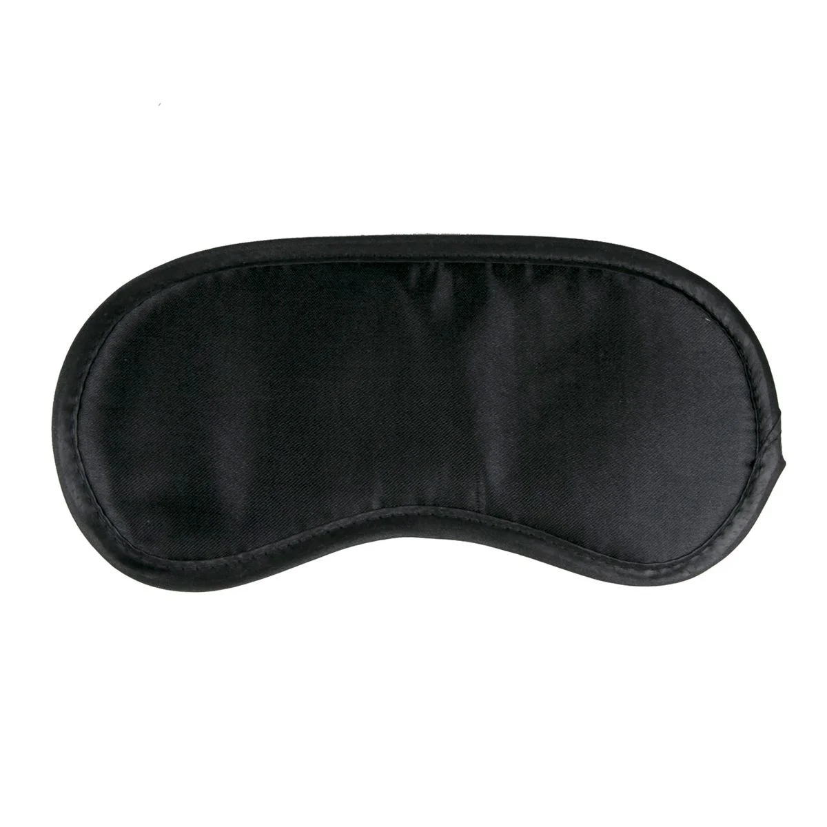 Zwart satijnen oogmasker Zwart satijnen oogmasker