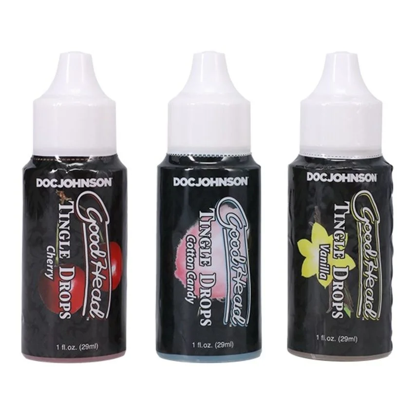 Doc Johnson - GoodHead Tingle Drops 3 smaken - 29 ml Doc Johnson - GoodHead Tingle Drops 3 smaken - 29 ml
