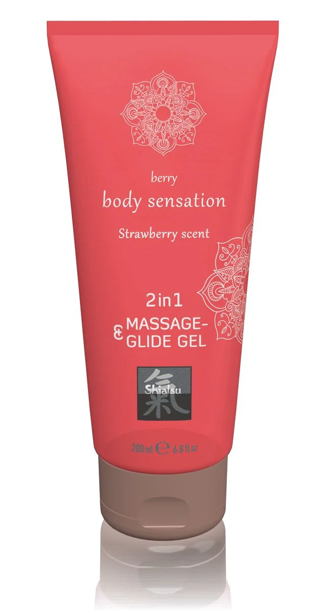 Massage- & Glide Gel 2 in 1 - Aardbei Massage- & Glide Gel 2 in 1 - Aardbei